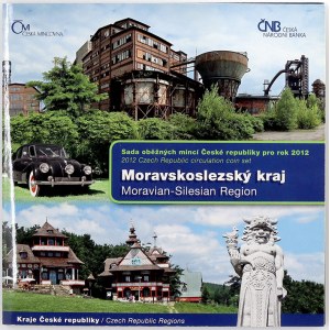 Sady mincí ČSSR - ČSFR - ČR, Sada oběhových mincí 2012 Moravskoslezský kraj