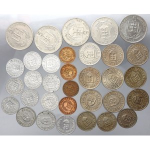 Slovenský štát 1939 - 1945, Oběhové mince 1939 - 1945