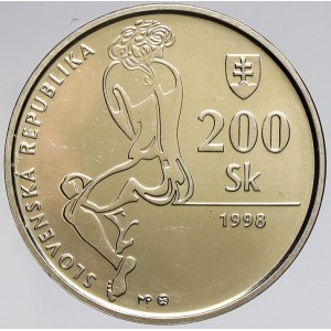 Slovenská republika 1993 - 2008, 200 Sk 1998 Smrek
