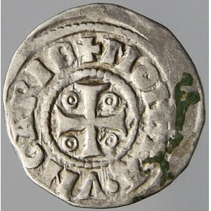 Štefan V. (1270-72), Denár. Husz.-355. excentr.