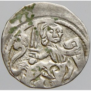 Štefan V. (1270-72), Denár. Husz.-355. excentr.