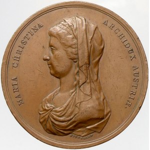 Marie Kristina (1742-1798), dcera M. T., Na úmrtí Marie Kristiny 24.6.1798. Portrét Marie Kristiny vlevo, opis ...