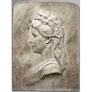 František II./I. (1792-1835), Odhalení pomníku ve Vídni 4.6.1907. Portrét císařovny / pomník, nápis. Sign. Neuberger...