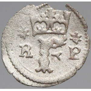 Ferdinand I., Malý peníz b.l. K. Hora. Hal.-82, Nech.-115h. n. vylomený okr.