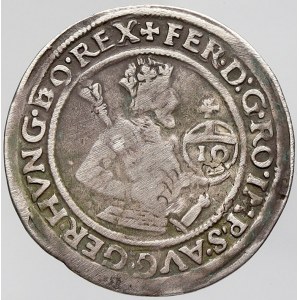 Ferdinand I., 10 krejcar 1562 Hall (3,89 g). zcela n vada mat., patina