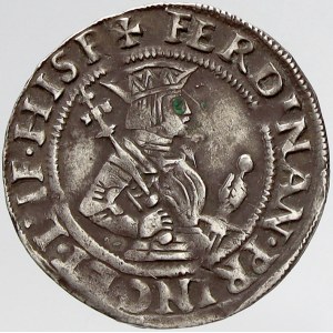Ferdinand I., Sechser b.l. Hall. Markl-1647