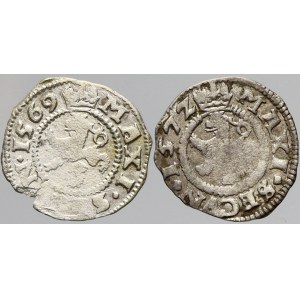 Maxmilián II., Bílý peníz 1569 a 1572, blíže neurč.