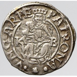 Maxmilián II., Denár 1571 KB. Husz.-992