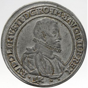 Rudolf II., Kopie tolaru 1598 - Kutná Hora. SnPb