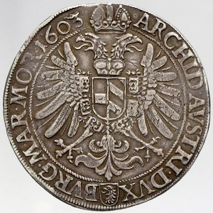 Rudolf II., Tolar 1603 K. Hora - Enderle. MKČ-369. dr. škr.