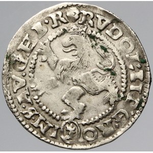 Rudolf II., Bílý groš 1581 K. Hora - Šatný. MKČ-376. n. nedor.