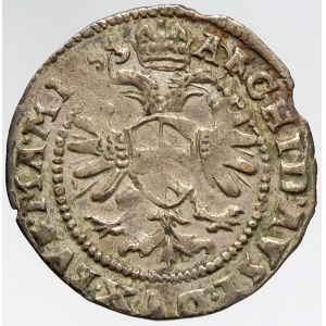 Rudolf II., Bílý groš 1593 K. Hora - Šatný. MKČ-376. hr., patina, n. nedor.