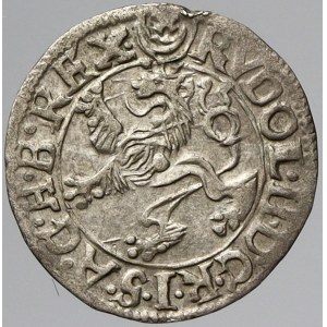 Rudolf II., Malý groš 1588 Jáchymov - Hoffmann. HN-8a, opis 7c