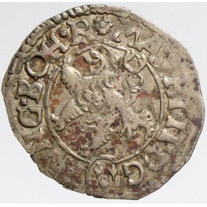 Matyáš II., Malý groš 1613 K. Hora - Šultys. patina