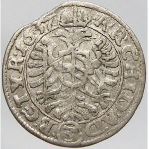 Ferdinand II., 3 krejcar 1637, neznámá zn. mm. okr.