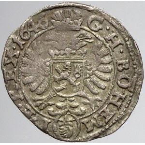 Ferdinand III., 3 krejcar 1646 Praha - Wolker. MKČ-1181