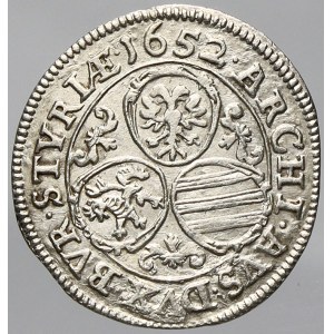 Ferdinand III., 3 krejcar 1652 Graz. KM-424