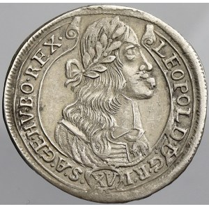 Leopold I., XV krejcar 1675 KB. Nech.-1156