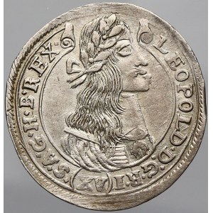 Leopold I., XV krejcar 1677 KB. Nech.-1158