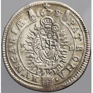 Leopold I., XV krejcar 1678 KB. Nech.-1161