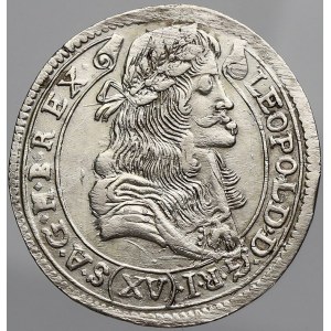 Leopold I., XV krejcar 1680 KB. Nech.-1163