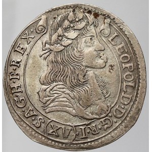 Leopold I., XV krejcar 1681 KB. Nech.-1164