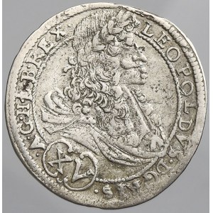 Leopold I., XV krejcar 1694 CS Sv. Vít. Nech.-2526. dr. hr.
