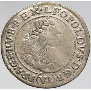 Leopold I., VI krejcar 1669 KB