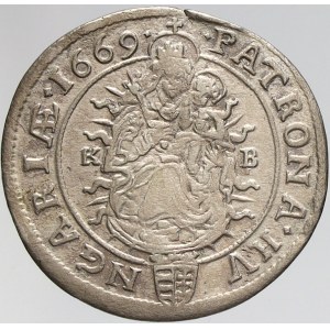 Leopold I., VI krejcar 1669 KB