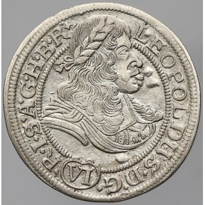 Leopold I., VI krejcar 1673 SHS Vratislav - Hammerschmidt. Nech.-697