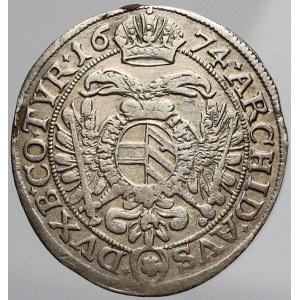 Leopold I., VI krejcar 1674 Vídeň - Faber. Nech.-1933