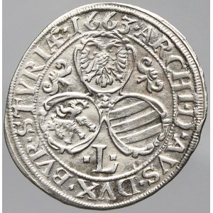 Leopold I., 3 krejcar 1663 b.zn. Graz. Nech.-2204