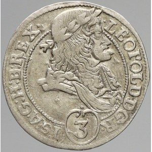 Leopold I., 3 krejcar 1694 KB. Nech.-1235
