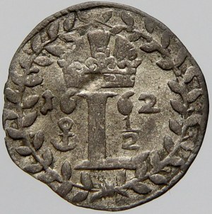 Leopold I., ½ krejcar 1662 Praha - Margalík. Nech.-242, MKČ-1435