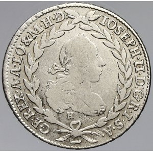 Josef II., 20 krejcar 1772 H