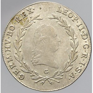 Leopold II., 20 krejcar 1792 G
