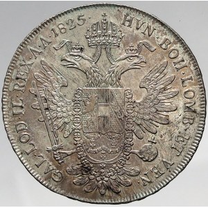 František II./I., 1 tolar 1825 C Praha - Hippmann. MKČ-2026
