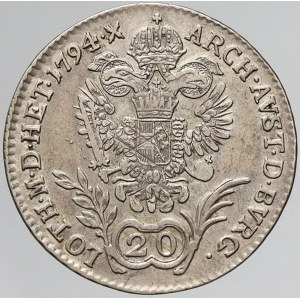 František II./I., 20 krejcar 1794 B