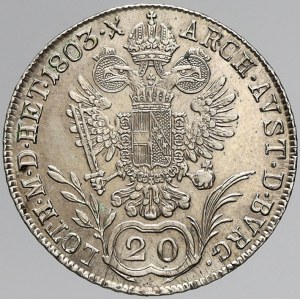 František II./I., 20 krejcar 1803 B