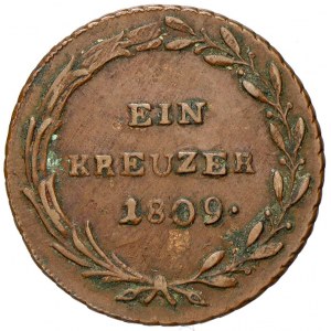 František II./I., Cu 1 krejcar 1809 - povstání v Tyrolsku