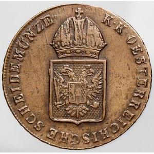 František II./I., Cu 1 krejcar 1816 E. škr.