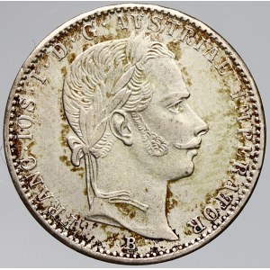 František Josef I., 1/4 zlatník 1860 B