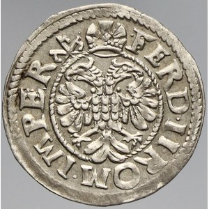 Bavorsko - Horní Falc, Maxmilián I. Bavorský (1598-1651). Půlbatzen (2 krejcar) b.l. s tit. Ferd. II., minc. Neumarkt...