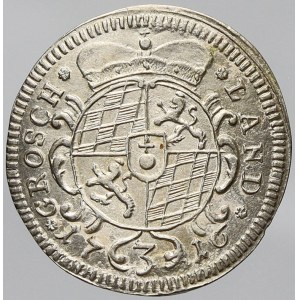 Bavorsko, Maximilian II. Emanuel (1679-1726). 3 krejcar 1716. KM-149