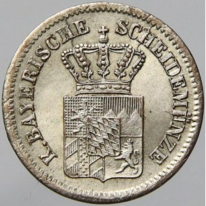 Bavorsko, 1 krejcar 1871. KM-487