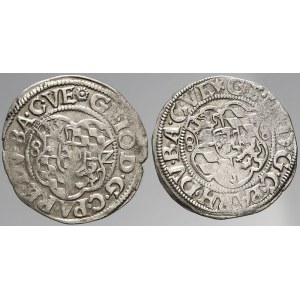 Pfalz - Veldenz, 2 krejcar (1/2 batzen) 1582 a 1588 s tit. Rudolfa II. nedor.