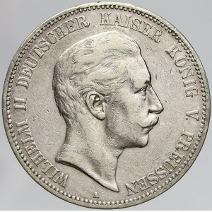 Prusko, Vilém II. (1888-1918). 5 M 1904 A. KM-523