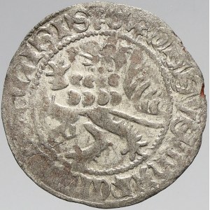Sasko - Míšeň, Friedrich II. (1428-64). Kopový groš, minc. Frieberg. Krug-749/3