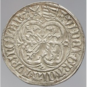 Sasko - Míšeň, Fridrich II. a Vilém III. (1440-64). Mečový groš, minc. Freiberg (ražba z let 1457-64). Krug-1087...