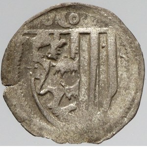 Sasko - Míšeň, Ernest, Albrecht, Wilhelm III. Jednostranný fenik z let 1475-82, minc. Zwickau. Krug...